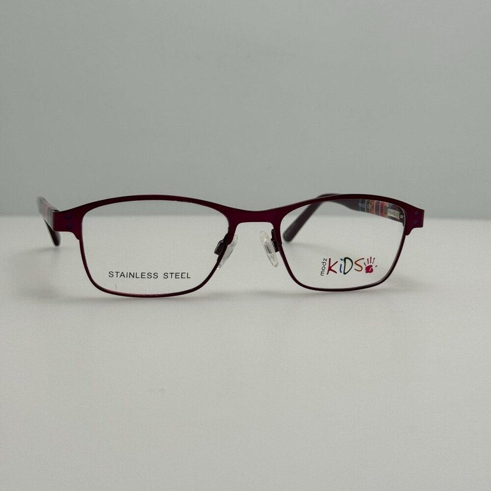 Modz Eyeglasses Eye Glasses Frames Modern Dainty Matte Fuschia Kids 48-16-125
